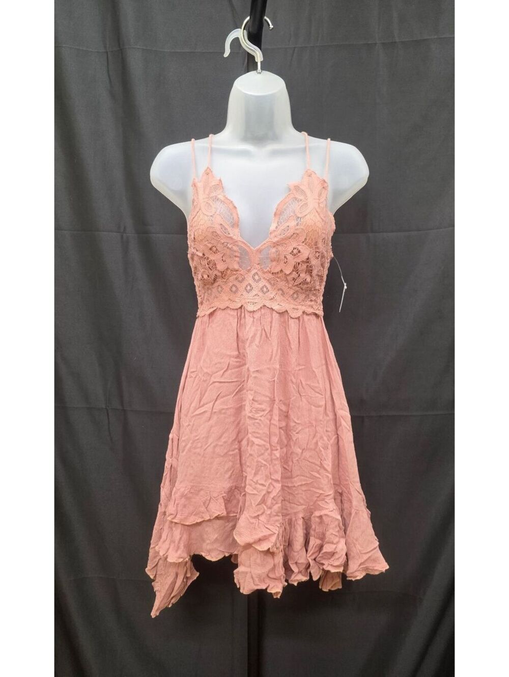 FP ONE Adella Sleeveless Crochet‑Trim Dress Women’s XS